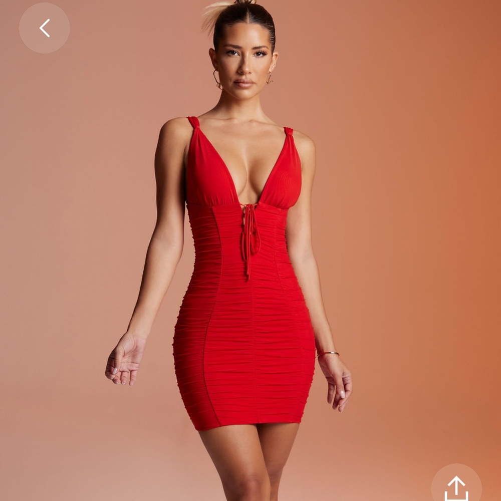 Oh Polly Red Mini Dress